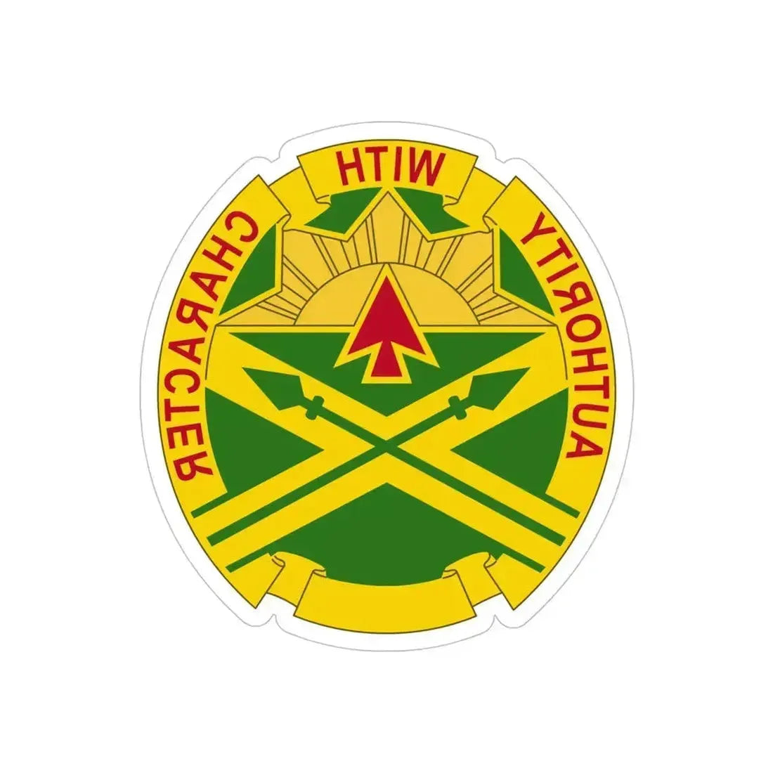 111 Ordnance Group 3 (U.S. Army) REVERSE PRINT Transparent Die-Cut STICKER 5 Inch Die-Cut Transparent - The Sticker Space