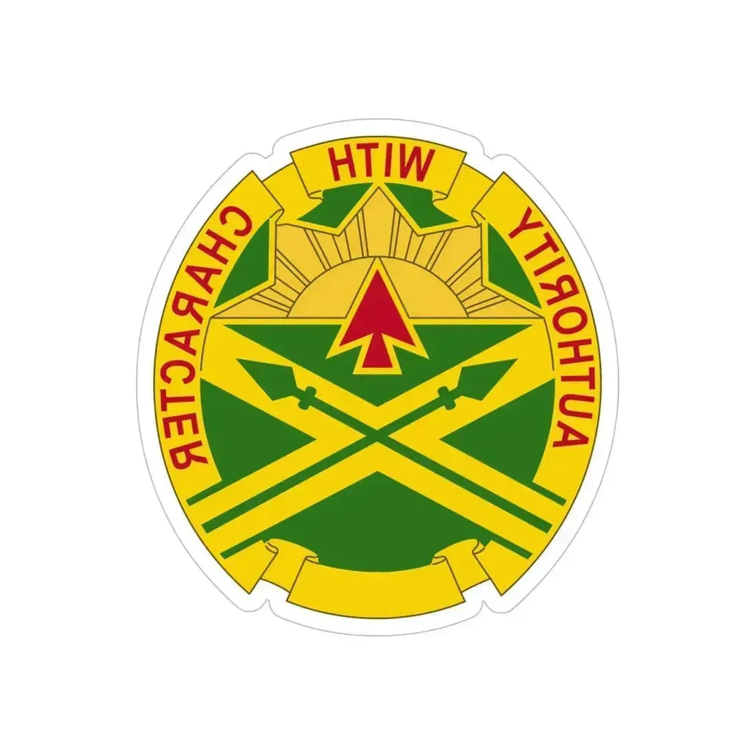 111 Ordnance Group 3 (U.S. Army) REVERSE PRINT Transparent Die-Cut STICKER 6 Inch Die-Cut Transparent - The Sticker Space