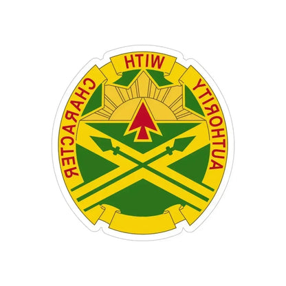 111 Ordnance Group 3 (U.S. Army) REVERSE PRINT Transparent Die-Cut STICKER 6 Inch Die-Cut Transparent - The Sticker Space