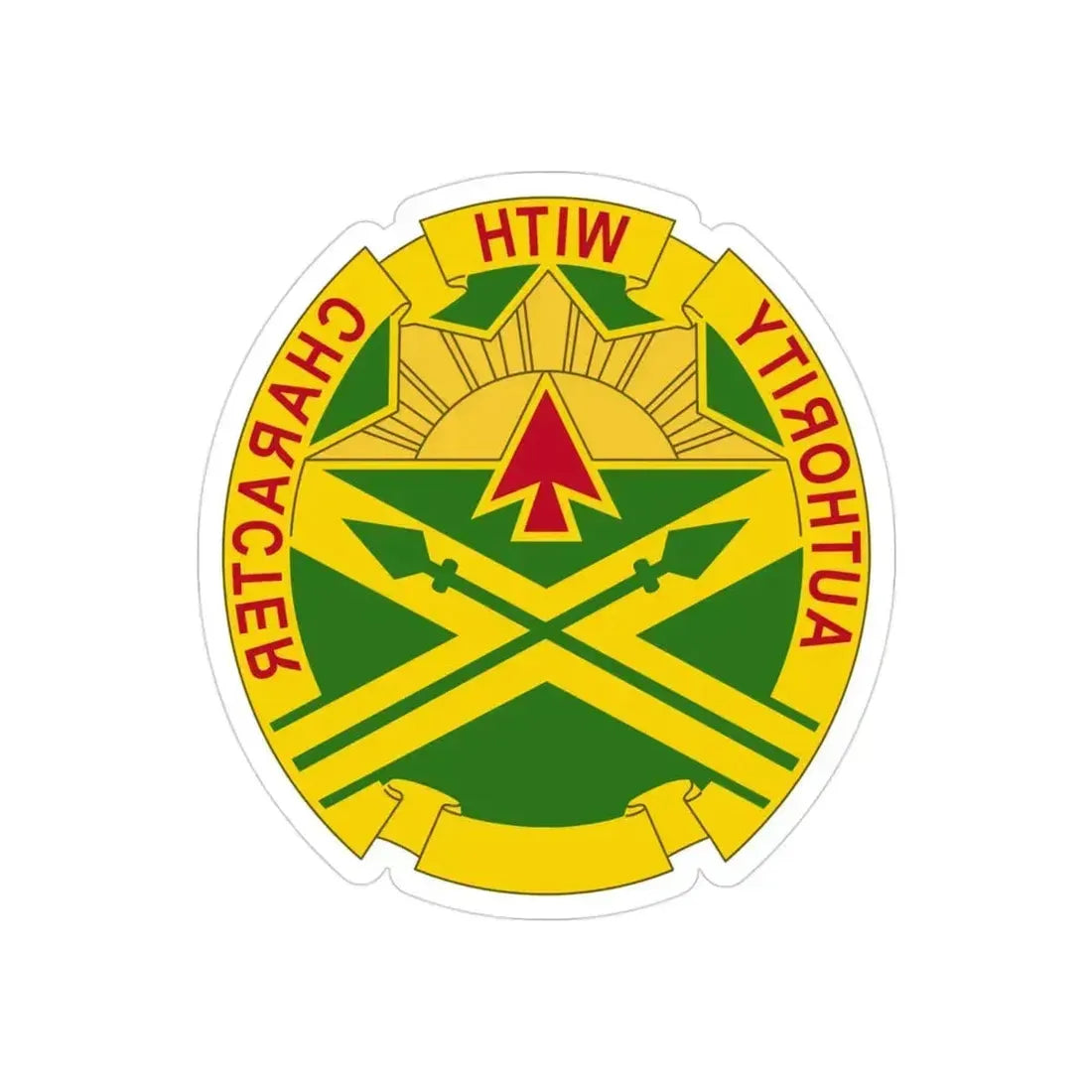 111 Ordnance Group 3 (U.S. Army) REVERSE PRINT Transparent Die-Cut STICKER - The Sticker Space