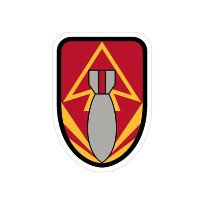 111 Ordnance Group (U.S. Army) REVERSE PRINT Transparent STICKER-2" × 2"-The Sticker Space