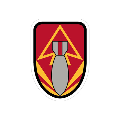 111 Ordnance Group (U.S. Army) REVERSE PRINT Transparent STICKER-4" × 4"-The Sticker Space