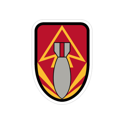 111 Ordnance Group (U.S. Army) REVERSE PRINT Transparent STICKER-5" × 5"-The Sticker Space