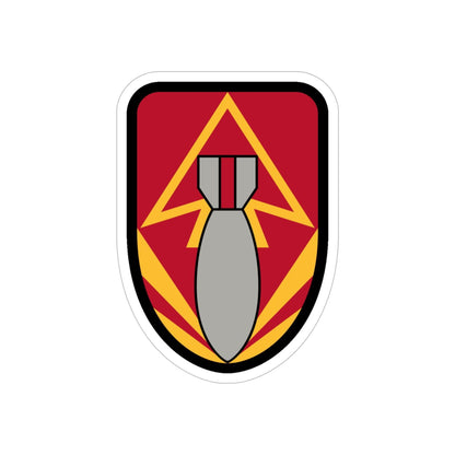 111 Ordnance Group (U.S. Army) REVERSE PRINT Transparent STICKER-6" × 6"-The Sticker Space