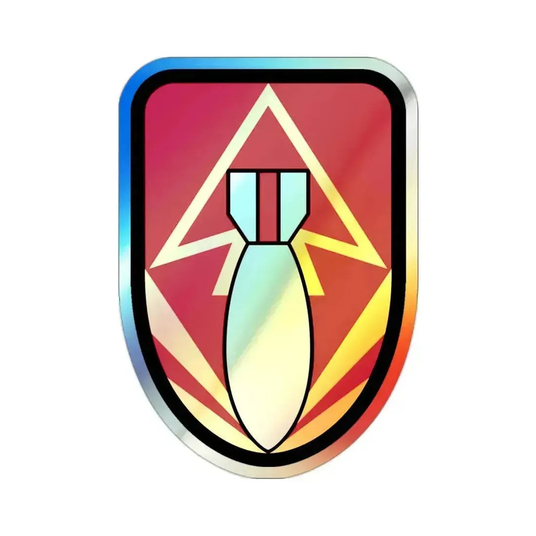 111 Ordnance Group (U.S. Army) Holographic STICKER Die-Cut Vinyl Decal 2 Inch Holographic - The Sticker Space