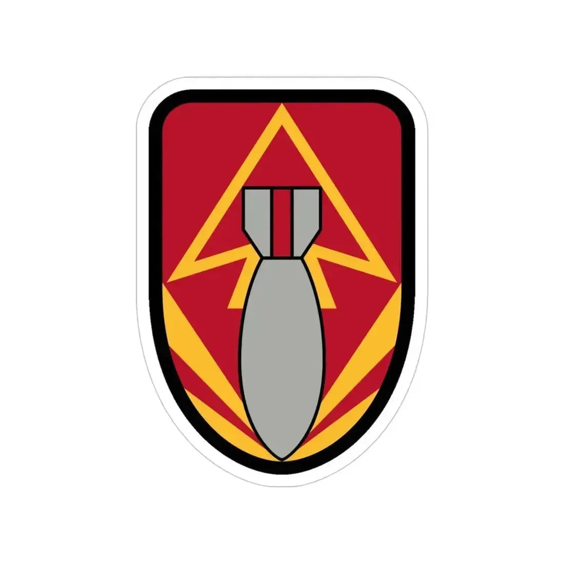 111 Ordnance Group (U.S. Army) Transparent STICKER Die-Cut Vinyl Decal 4 Inch - The Sticker Space