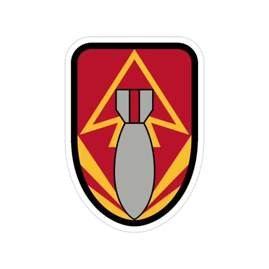 111 Ordnance Group (U.S. Army) Transparent STICKER Die-Cut Vinyl Decal 4 Inch - The Sticker Space