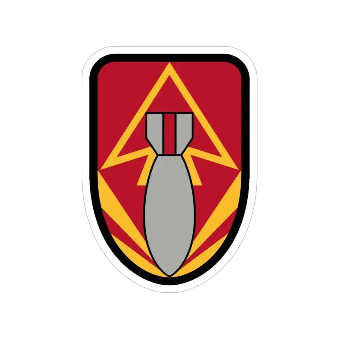 111 Ordnance Group (U.S. Army) Transparent STICKER Die-Cut Vinyl Decal 5 Inch - The Sticker Space