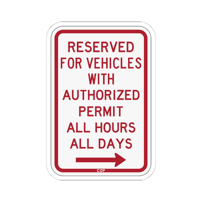 PBOT Road sign P4457R (Oregon) (Road Sign) STICKER Vinyl Kiss-Cut Decal