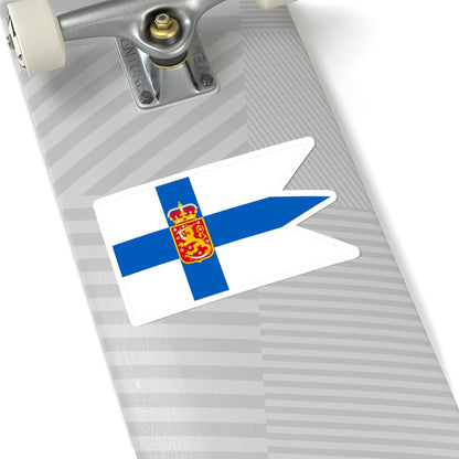 Flag of Finland 1918-1920 Military (Finland) STICKER Vinyl Kiss-Cut Decal