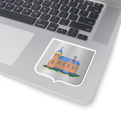 Abbekerk wapen (Netherlands) (Coat of Arms) STICKER Vinyl Kiss-Cut Decal