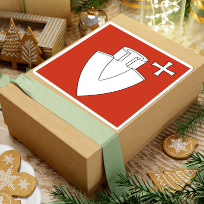 CHE Schwamendingen ZH Flag (Switzerland) STICKER Vinyl Kiss-Cut Decal