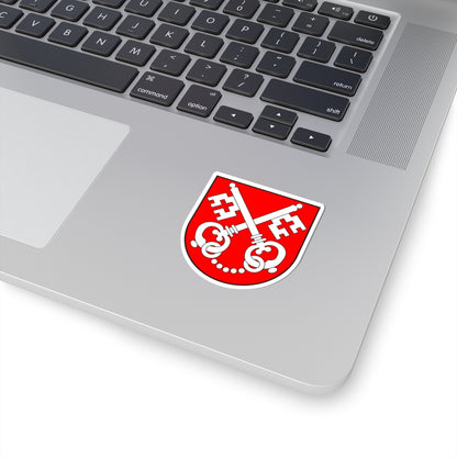 Poschiavo wappen (Switzerland) (Coat of Arms) STICKER Vinyl Kiss-Cut Decal
