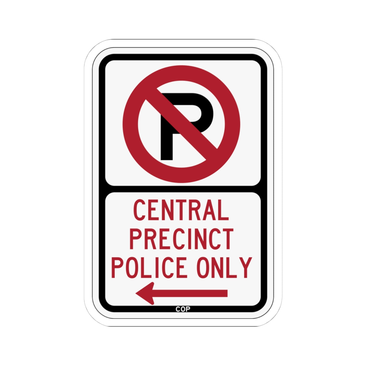 PBOT Road sign P4070L (Oregon) (Road Sign) STICKER Vinyl Kiss-Cut Decal