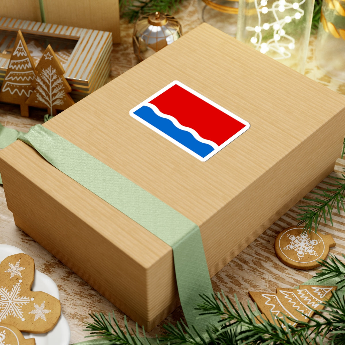 Flag of Amur Oblast (Russia) STICKER Vinyl Kiss-Cut Decal