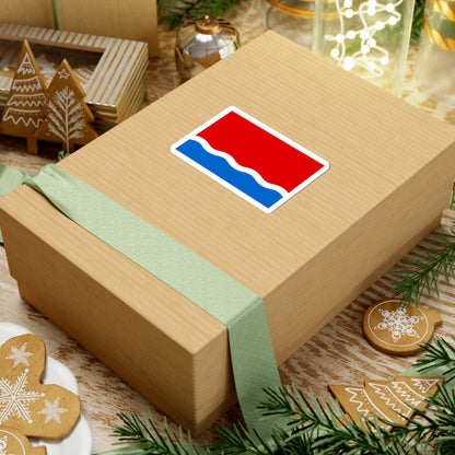 Flag of Amur Oblast (Russia) STICKER Vinyl Kiss-Cut Decal