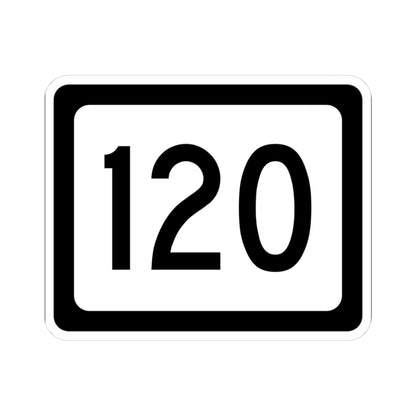 WV-120 (Virginia) (Road Sign) STICKER Vinyl Kiss-Cut Decal