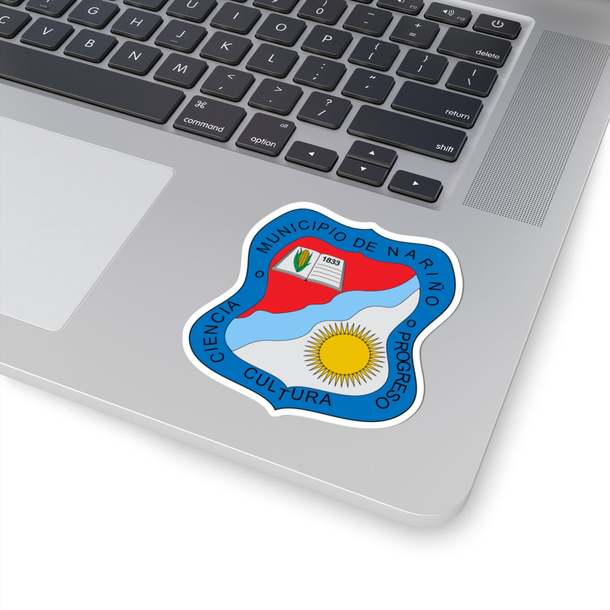 Escudo de Nariño Cundinamarca (Colombia) (Coat of Arms) STICKER Vinyl Kiss-Cut Decal