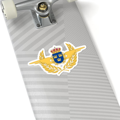 Polisflyget vapen (Sweden) (Coat of Arms) STICKER Vinyl Kiss-Cut Decal