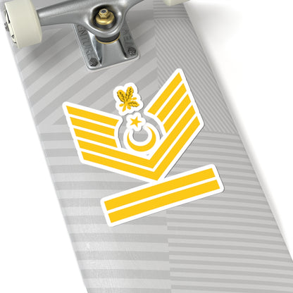 Navy TUR OR 09 (Turkey) (Military Rank) STICKER Vinyl Kiss-Cut Decal