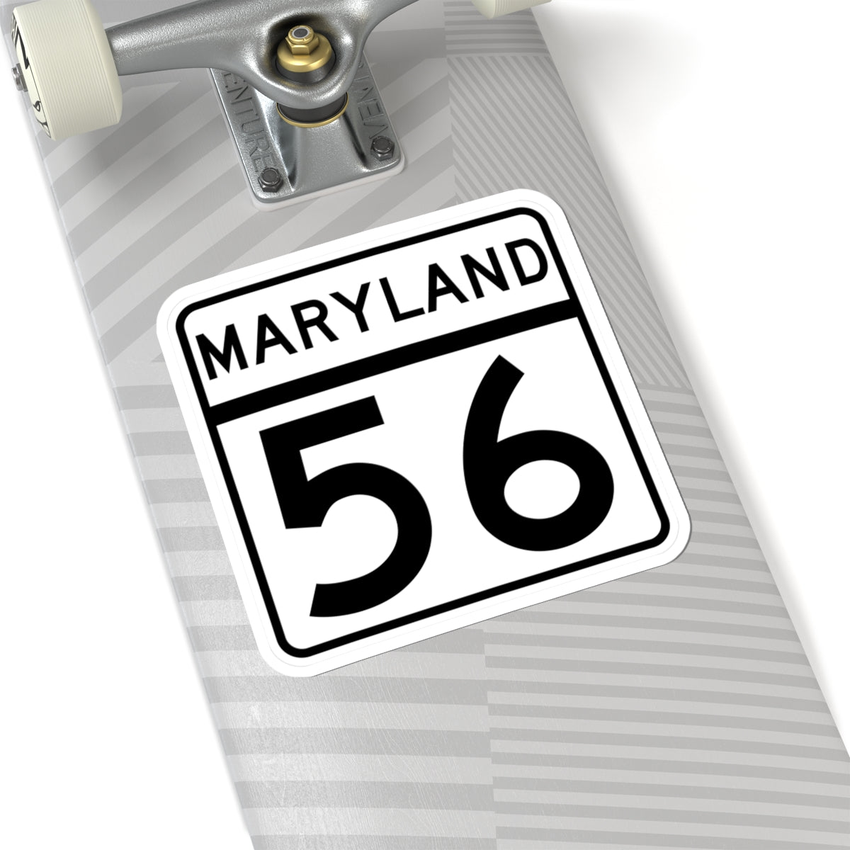 MD Route 56 (Maryland) (Road Sign) STICKER Vinyl Kiss-Cut Decal