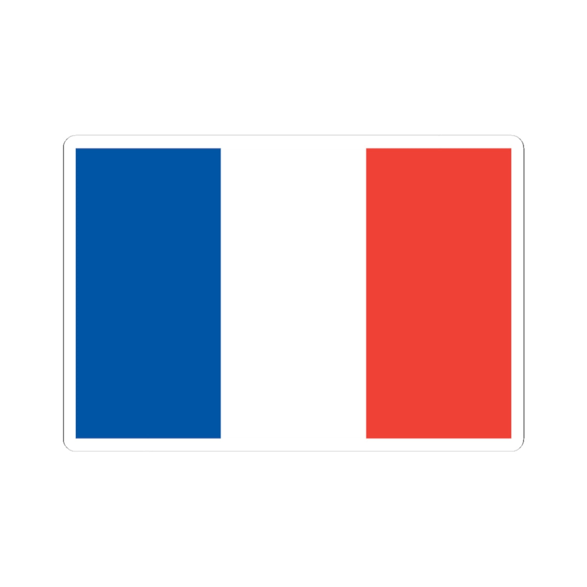 Flag of France alternative version (France) STICKER Vinyl Kiss-Cut Decal
