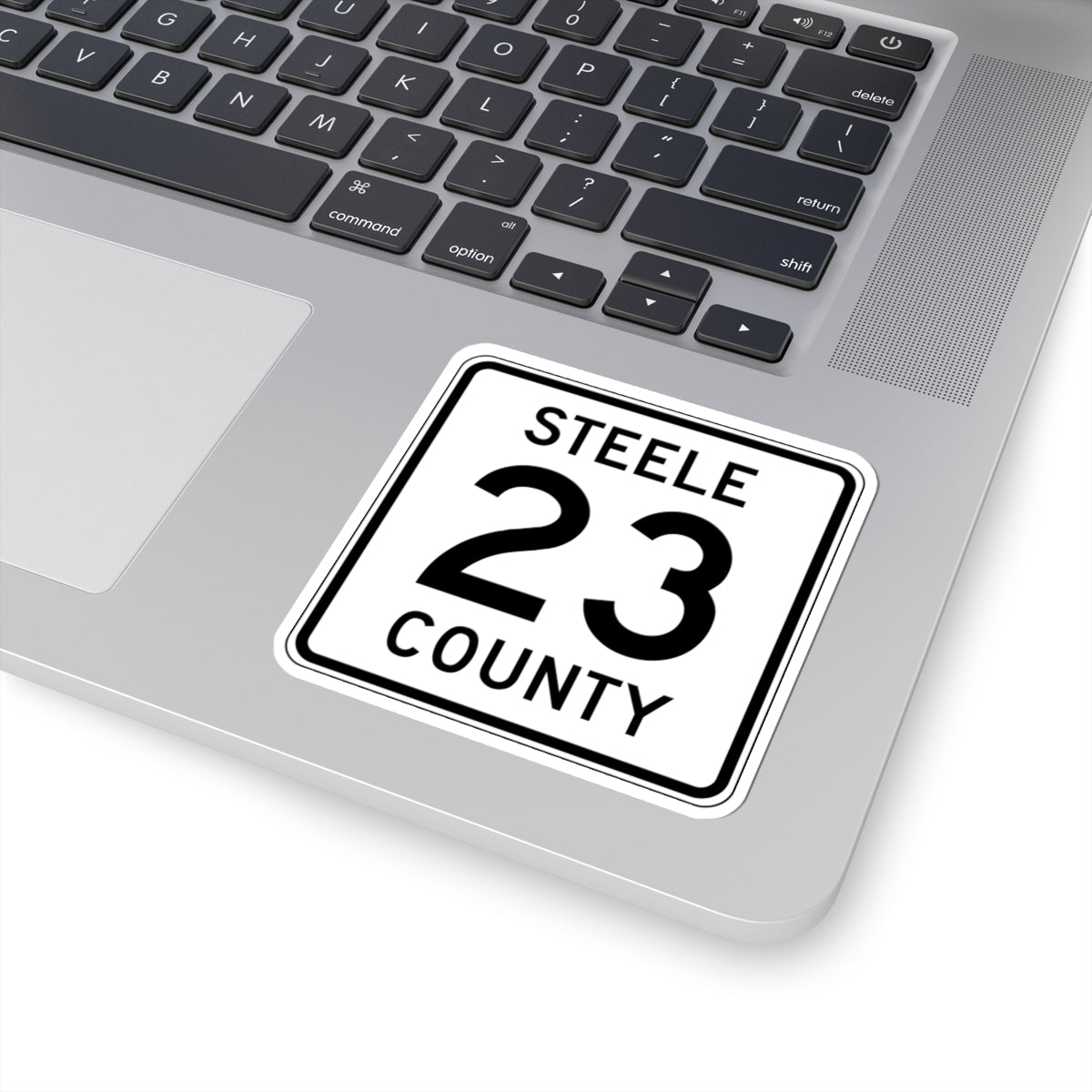 Steele County Route 23 MN (Minnesota) (Road Sign) STICKER Vinyl Kiss-Cut Decal