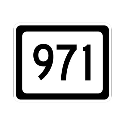 WV-971 (Virginia) (Road Sign) STICKER Vinyl Kiss-Cut Decal