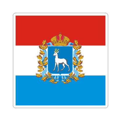 Standard of the Governor of Samara Oblast (Russia) STICKER Vinyl Kiss-Cut Decal