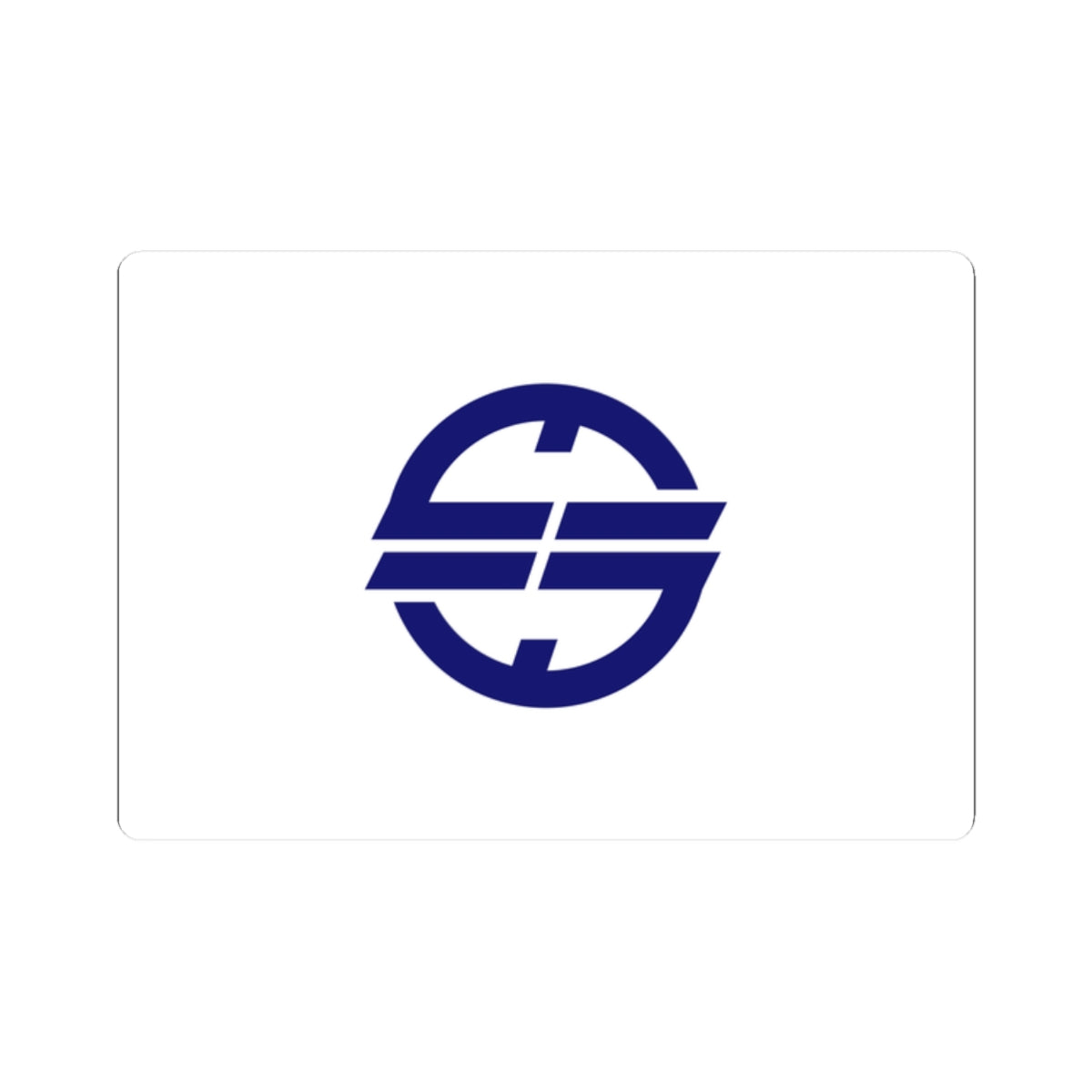 Flag of Ranzan Saitama (Japan) STICKER Vinyl Kiss-Cut Decal