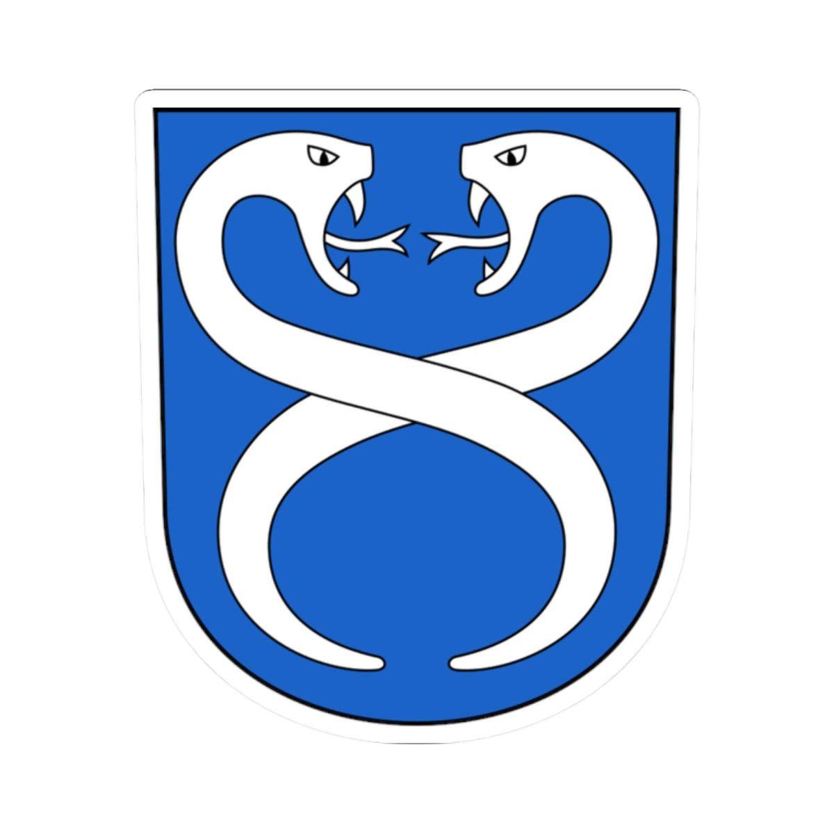 Balsthal-blazon (Switzerland) (Coat of Arms) STICKER Vinyl Kiss-Cut Decal