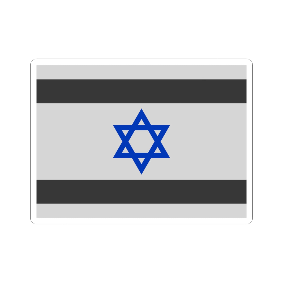 Flag of Israel - Star of David (Israel) STICKER Vinyl Kiss-Cut Decal