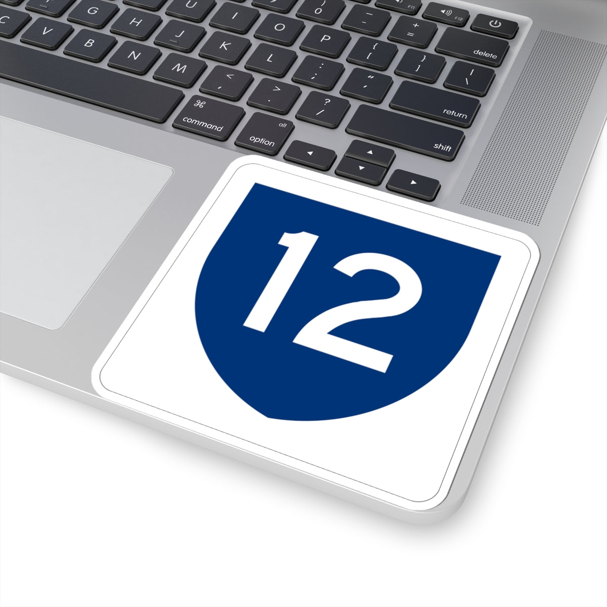 PR primary 12 (Puerto Rico) (Road Sign) STICKER Vinyl Kiss-Cut Decal