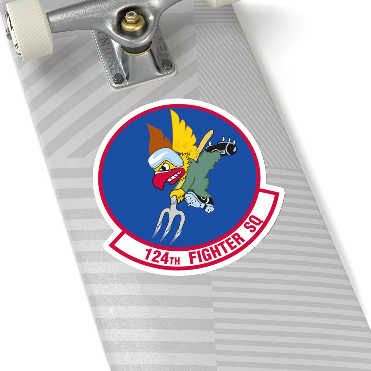 124 Fighter Squadron (U.S. Air Force) STICKER Vinyl Kiss-Cut Decal-The Sticker Space