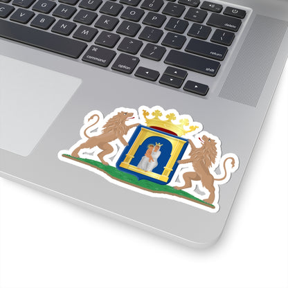 Assen wapen (Netherlands) (Coat of Arms) STICKER Vinyl Kiss-Cut Decal