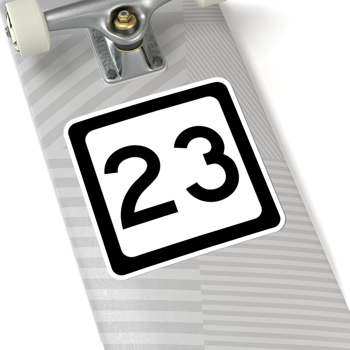 WV-23 (Virginia) (Road Sign) STICKER Vinyl Kiss-Cut Decal
