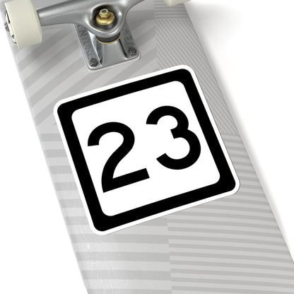 WV-23 (Virginia) (Road Sign) STICKER Vinyl Kiss-Cut Decal