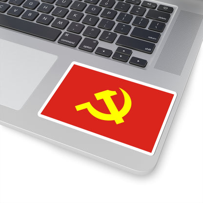 Flag of the Communist Party of Vietnam (Vietnam) STICKER Vinyl Kiss-Cut Decal
