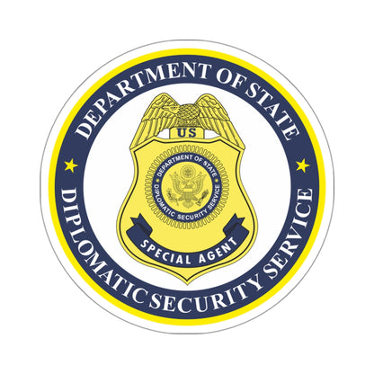 Seal of the United States Diplomatic Security Service - STICKER Vinyl Kiss-Cut Decal