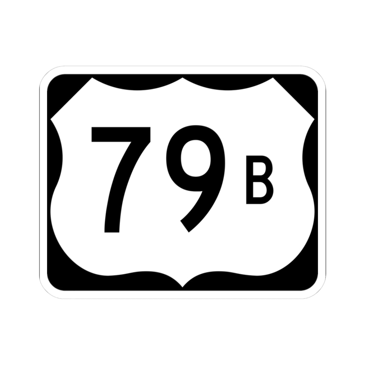 US 79B (Arkansas) (Road Sign) STICKER Vinyl Kiss-Cut Decal