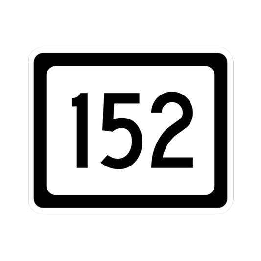 WV-152 (Virginia) (Road Sign) STICKER Vinyl Kiss-Cut Decal