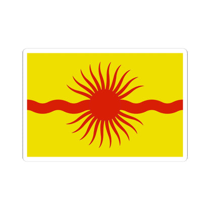 Flag of Krasnopahorskoe Moscow oblast (Russia) STICKER Vinyl Kiss-Cut Decal