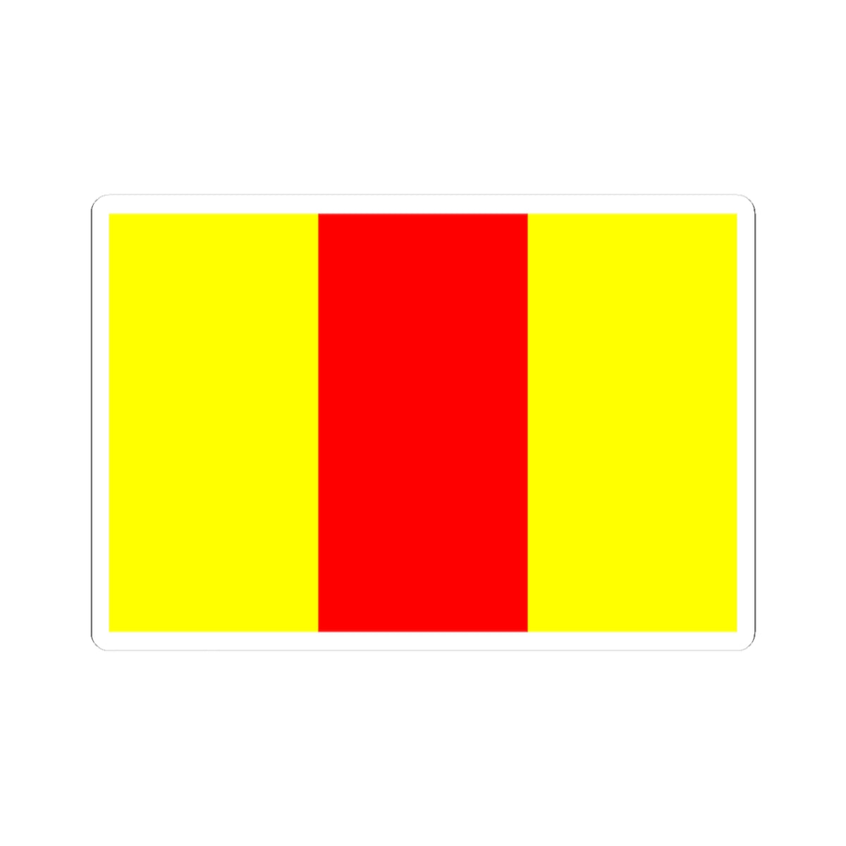 Flag of Guerlesquin (France) STICKER Vinyl Kiss-Cut Decal