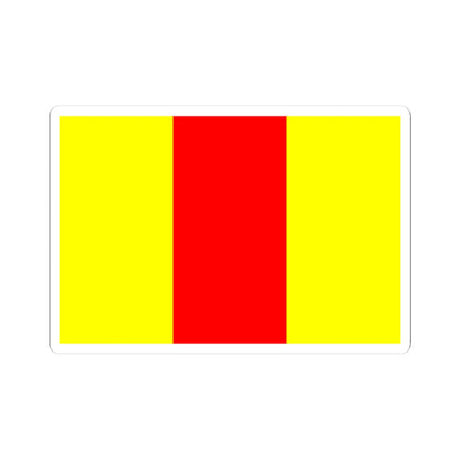 Flag of Guerlesquin (France) STICKER Vinyl Kiss-Cut Decal
