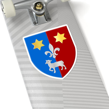 Baard wapen (Netherlands) (Coat of Arms) STICKER Vinyl Kiss-Cut Decal