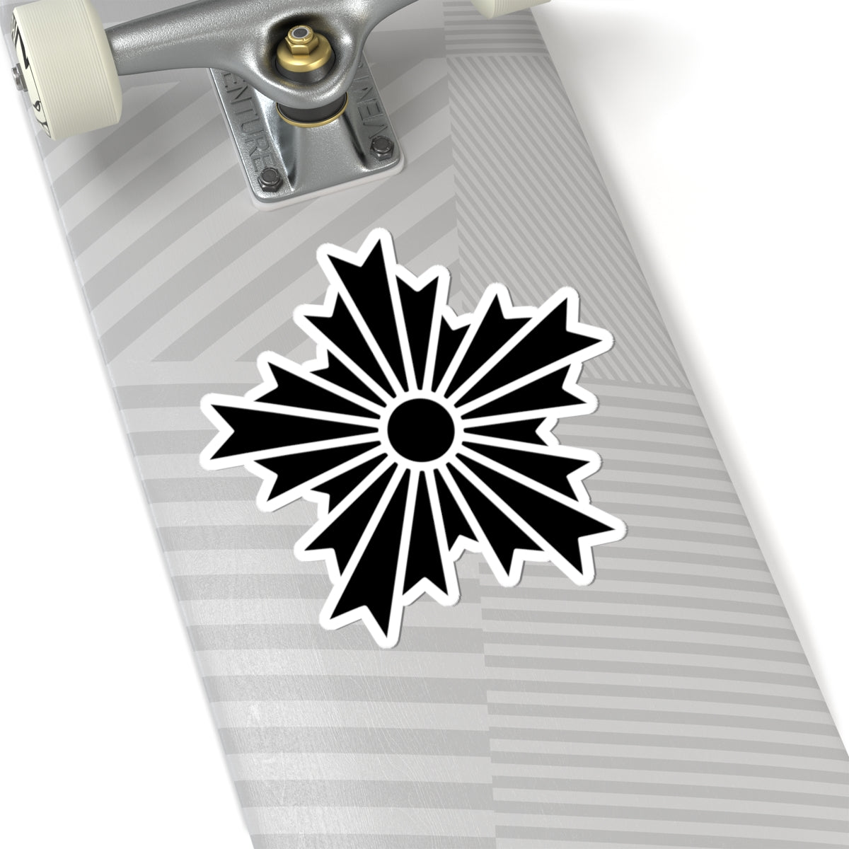Asahikage No background and Black color drawing (Japan) (Coat of Arms) STICKER Vinyl Kiss-Cut Decal