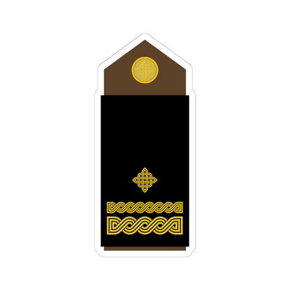 Army HRV OF 03 (Croatia) (Military Rank) STICKER Vinyl Kiss-Cut Decal