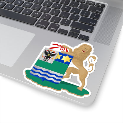 Anna Paulowna wapen (Netherlands) (Coat of Arms) STICKER Vinyl Kiss-Cut Decal