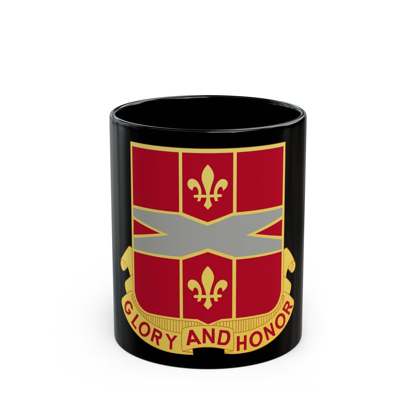 111th Air Defense Artillery Regiment (U.S. Army) Black Coffee Mug-11oz-The Sticker Space