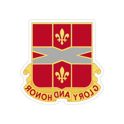 111th Air Defense Artillery Regiment (U.S. Army) REVERSE PRINT Transparent STICKER-6" × 6"-The Sticker Space